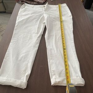 White Cotton Pants ANA made in Oman